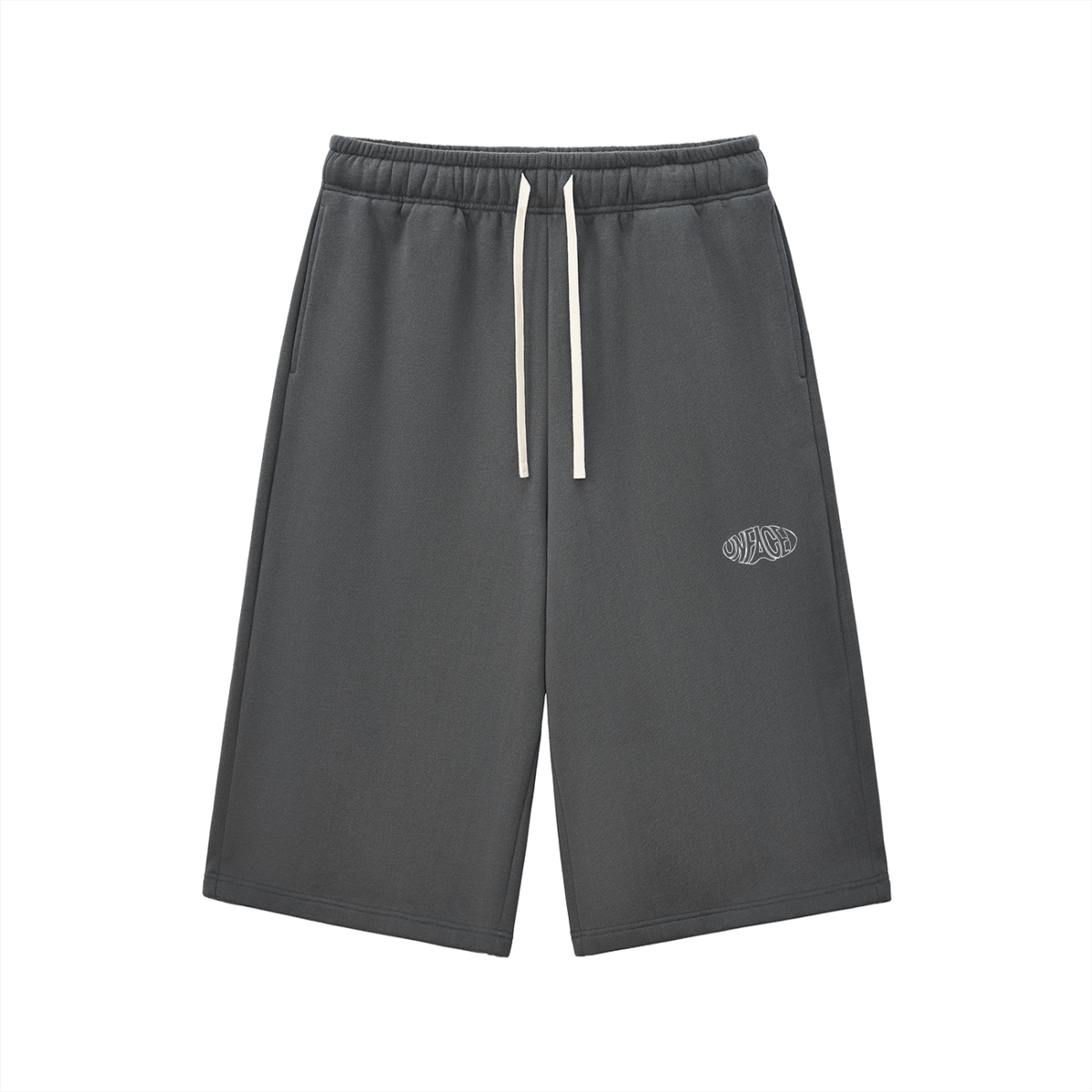 Relaxed Drawstring Three-quarter Sweatpants